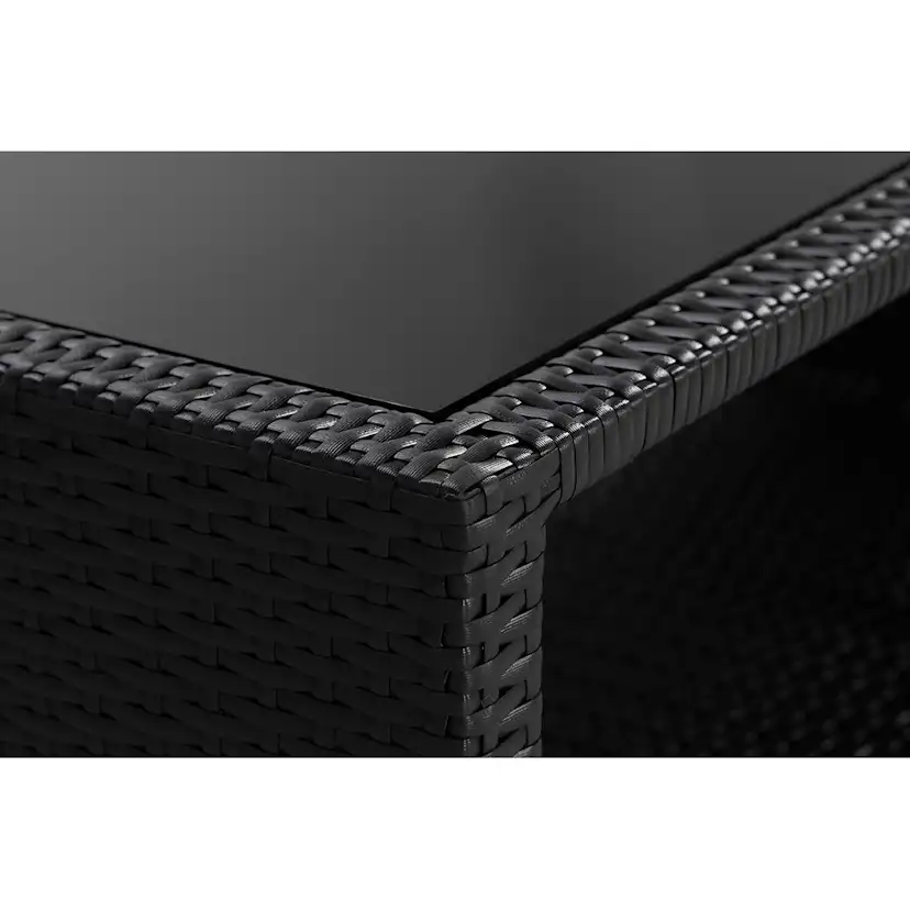 Utebord Comfort Garden Bahamas med Hylla Svart