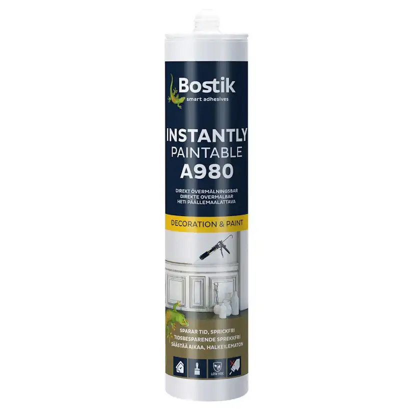 Fogmassa Bostik Acryl Deco Express Vit A980 Instantly Paintable 300 ml