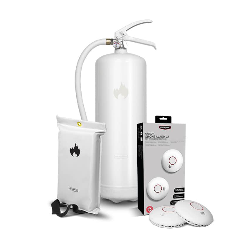 Brandskydd Housegard Lägenhetspaket White Design