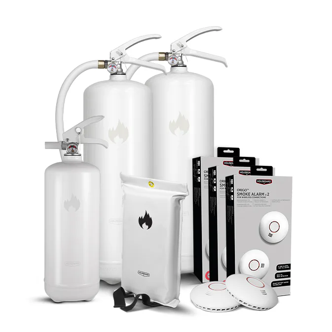 Brandskydd Housegard Stora Villapaketet White Design