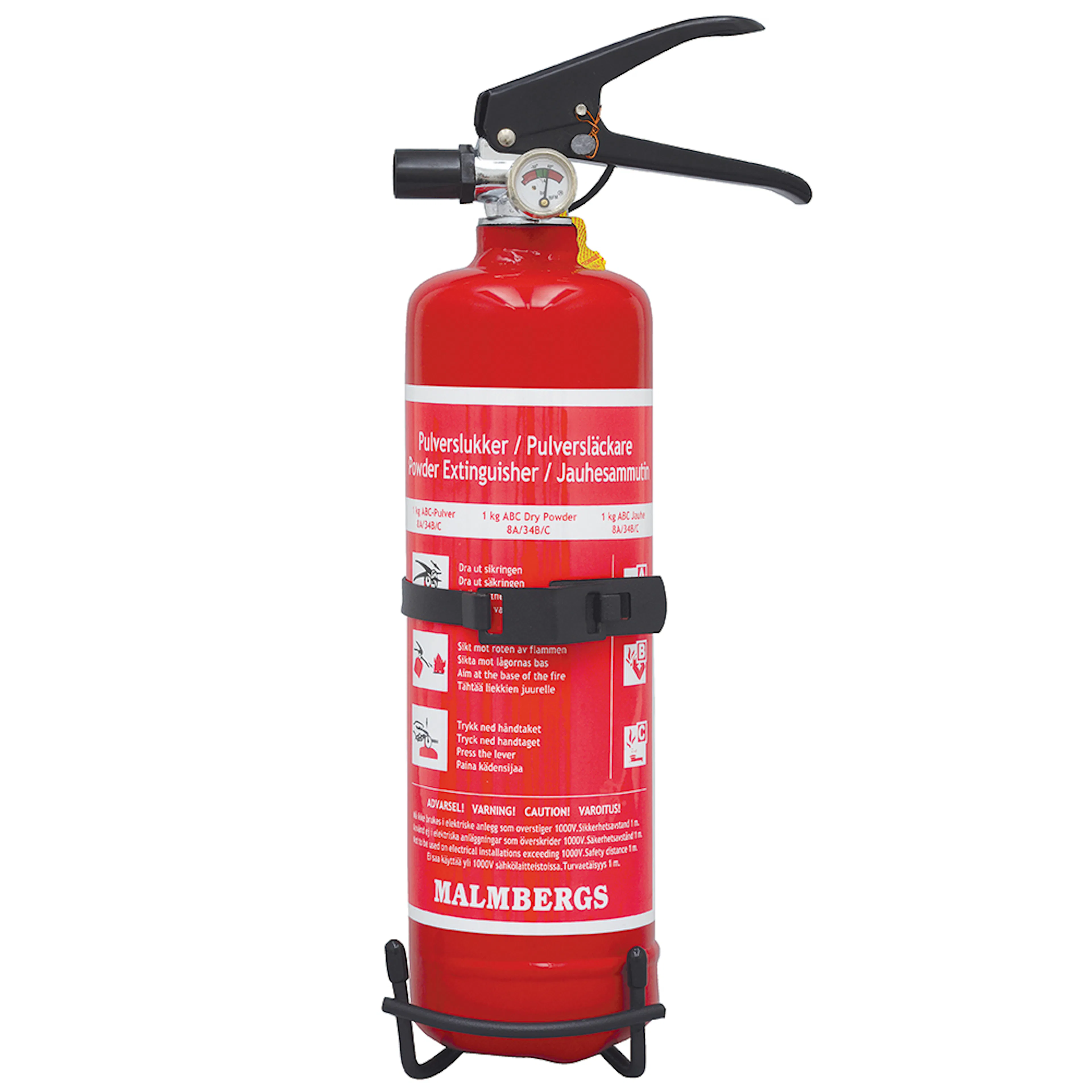 Brandsläckare Malmbergs ABC Pulver 1 Kg