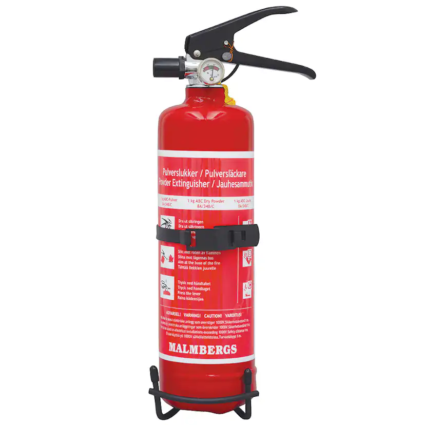 Brandsläckare Malmbergs ABC Pulver 1 Kg