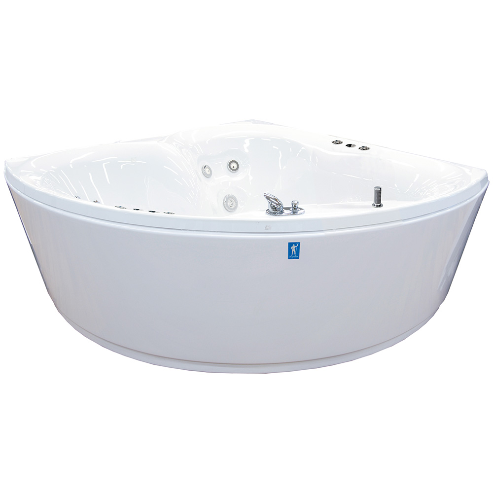 Bubbelbadkar Neptun Briljant Slät