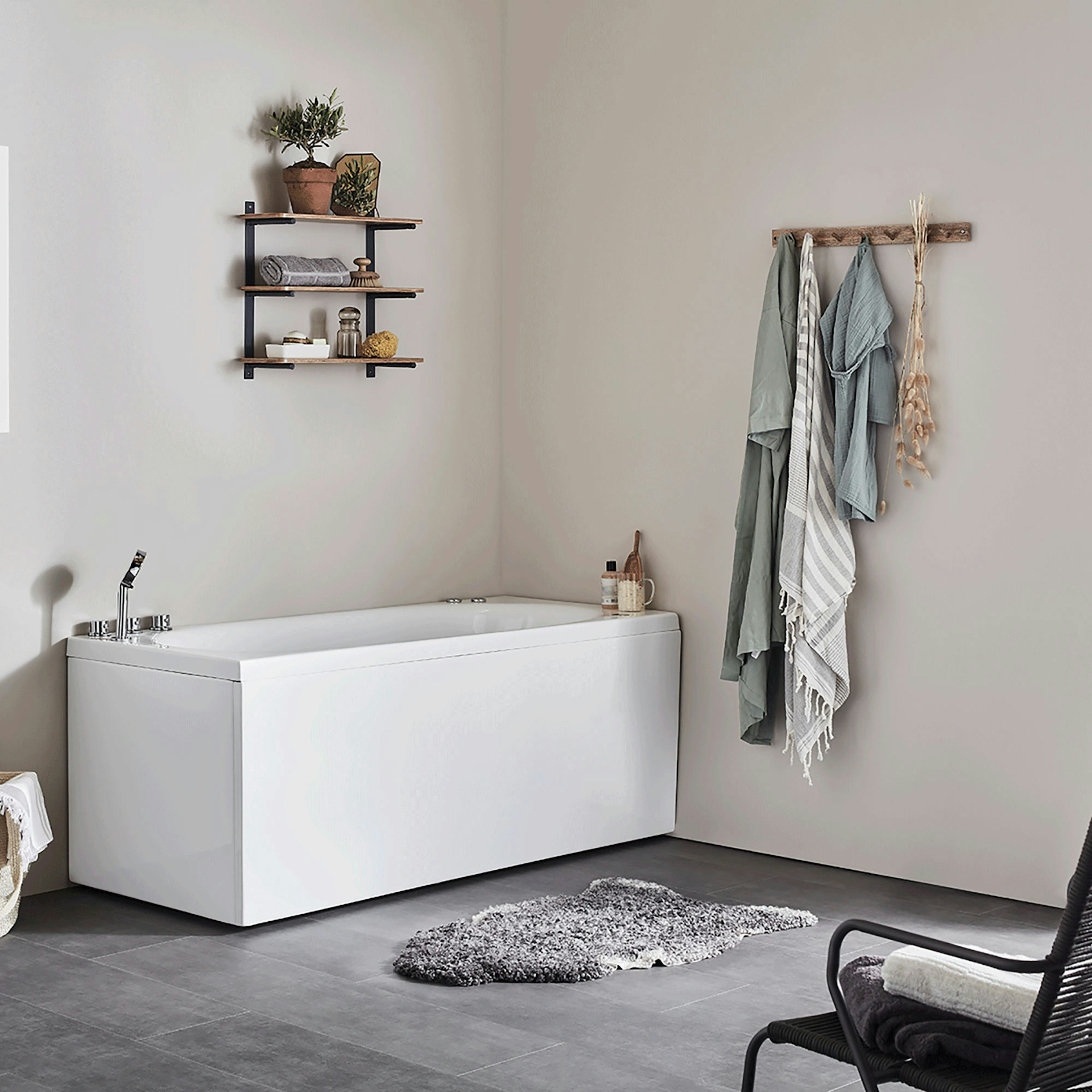 Bubbelbadkar Noro Relounge 150 inkl. blandare