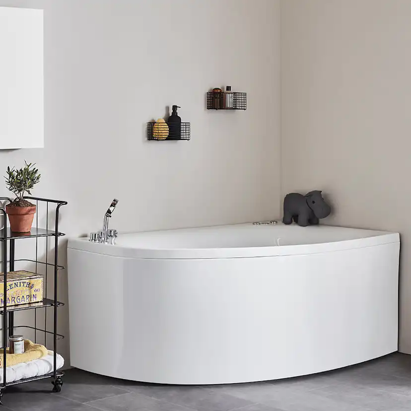 Bubbelbadkar Noro Sand 160 inkl. blandare