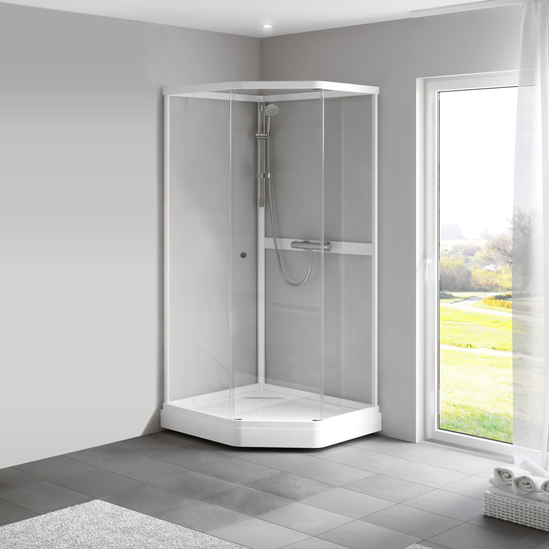 Duschkabin Macro Star Penta