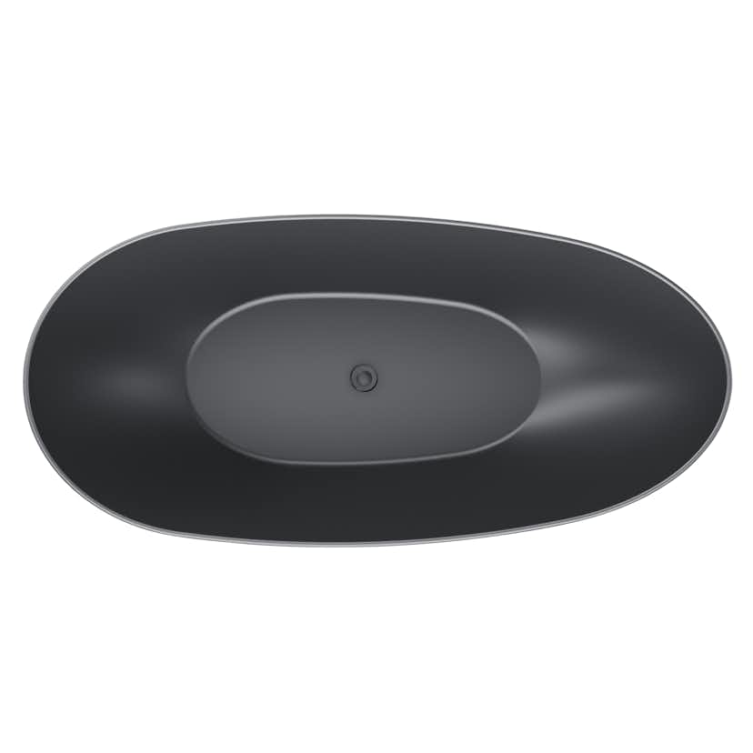 Badkar Bathlife Klok Svart