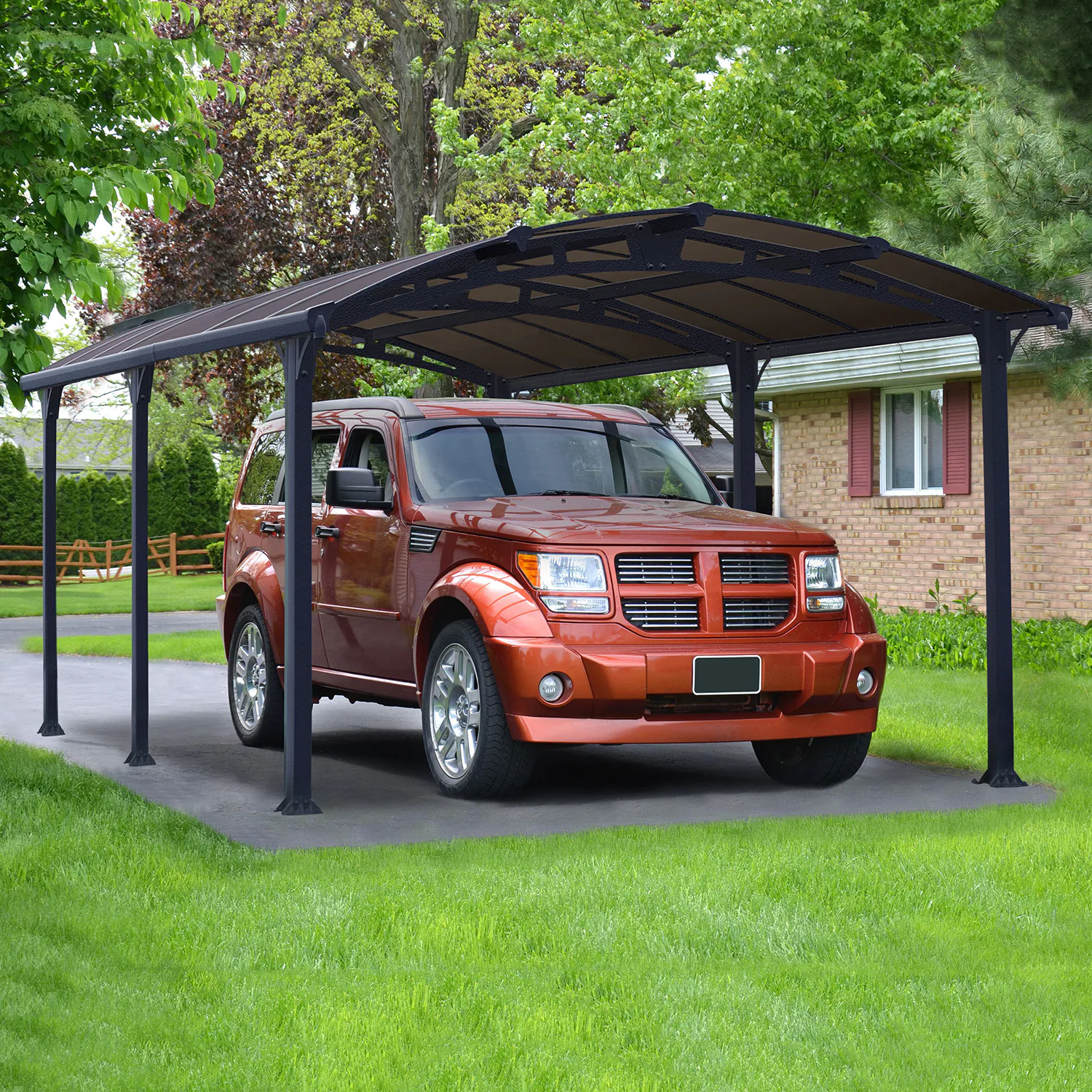 Carport gop Arcadia 18 m2 Grey