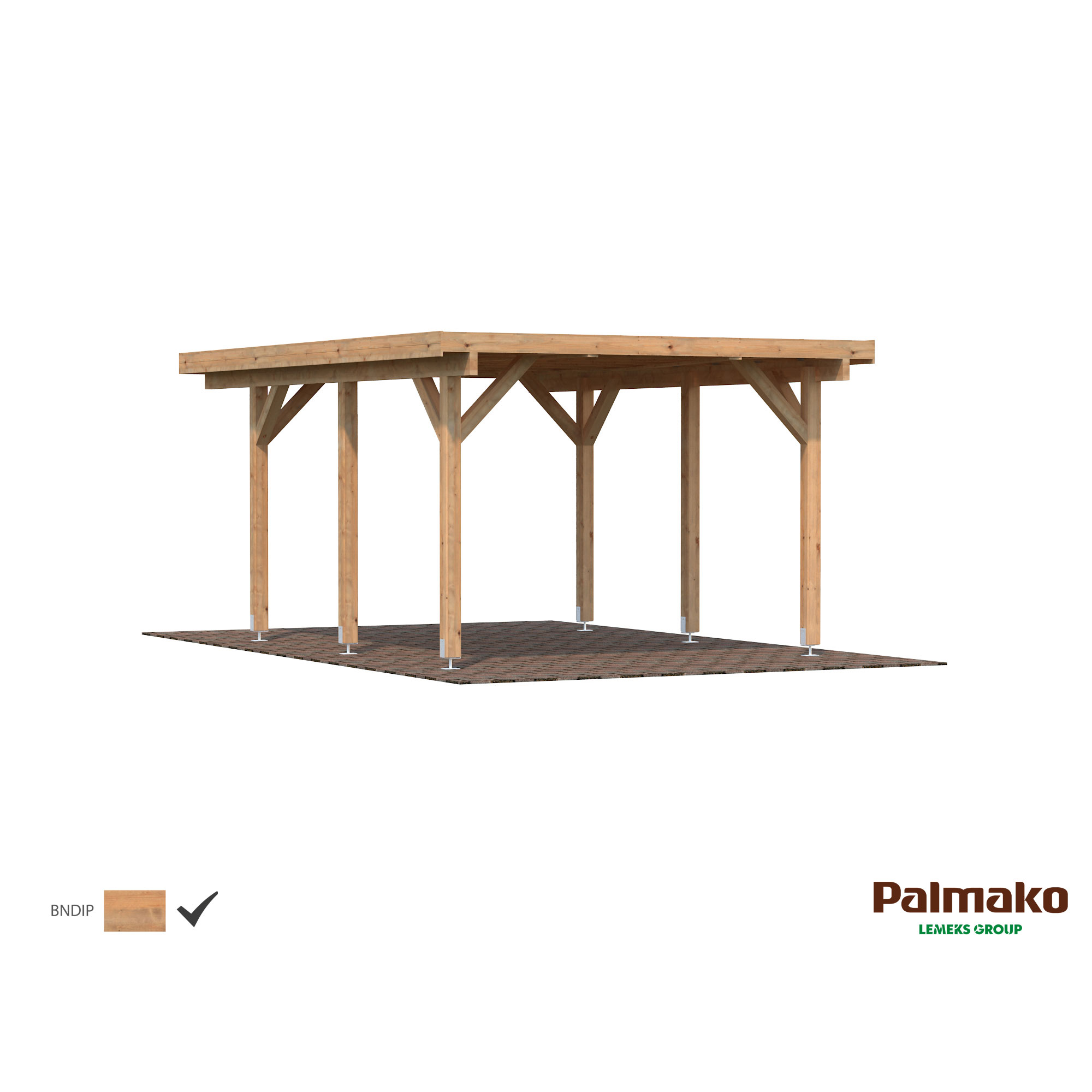 Carport Palmako Karl 11,7 m2