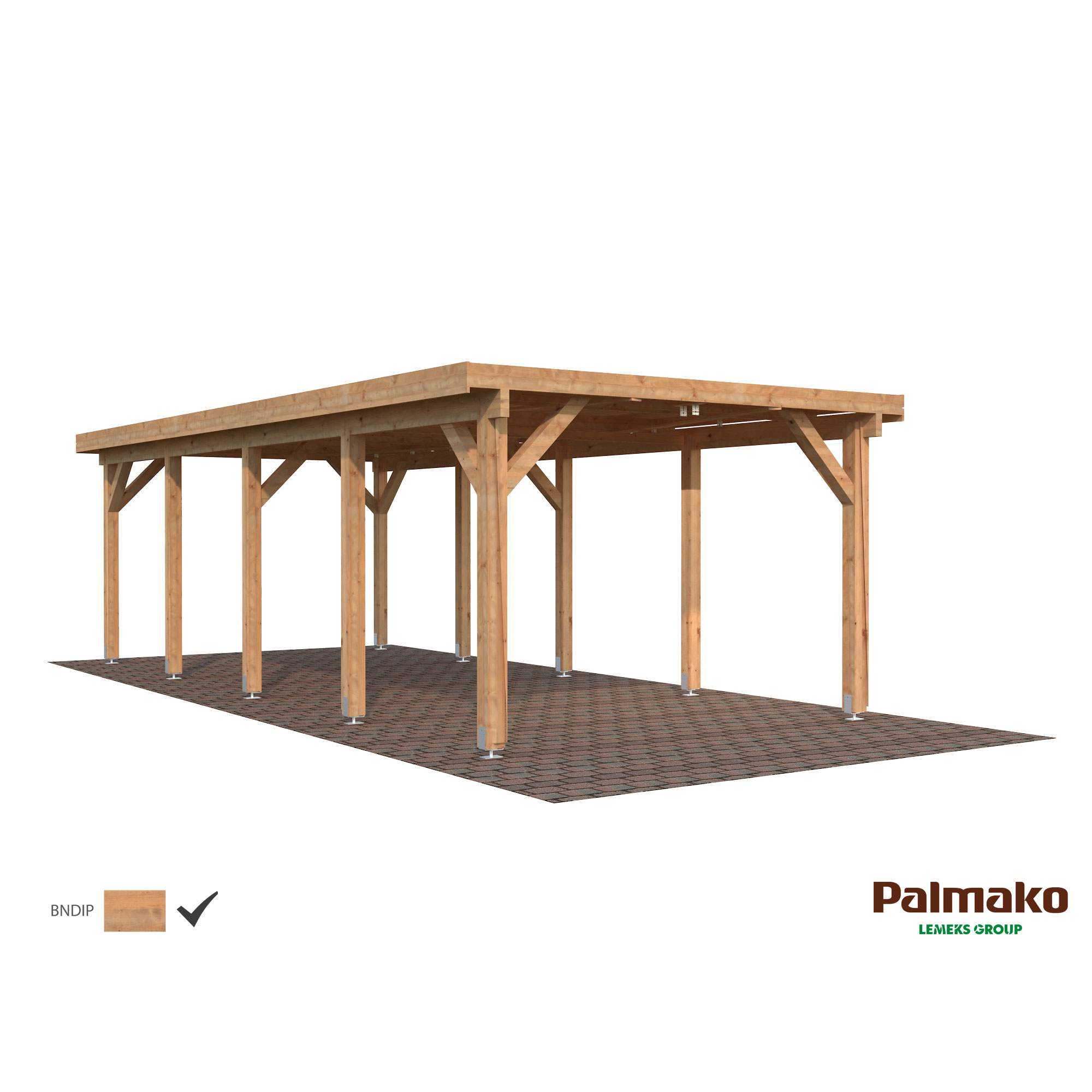 Carport Palmako Karl 23,1 m2