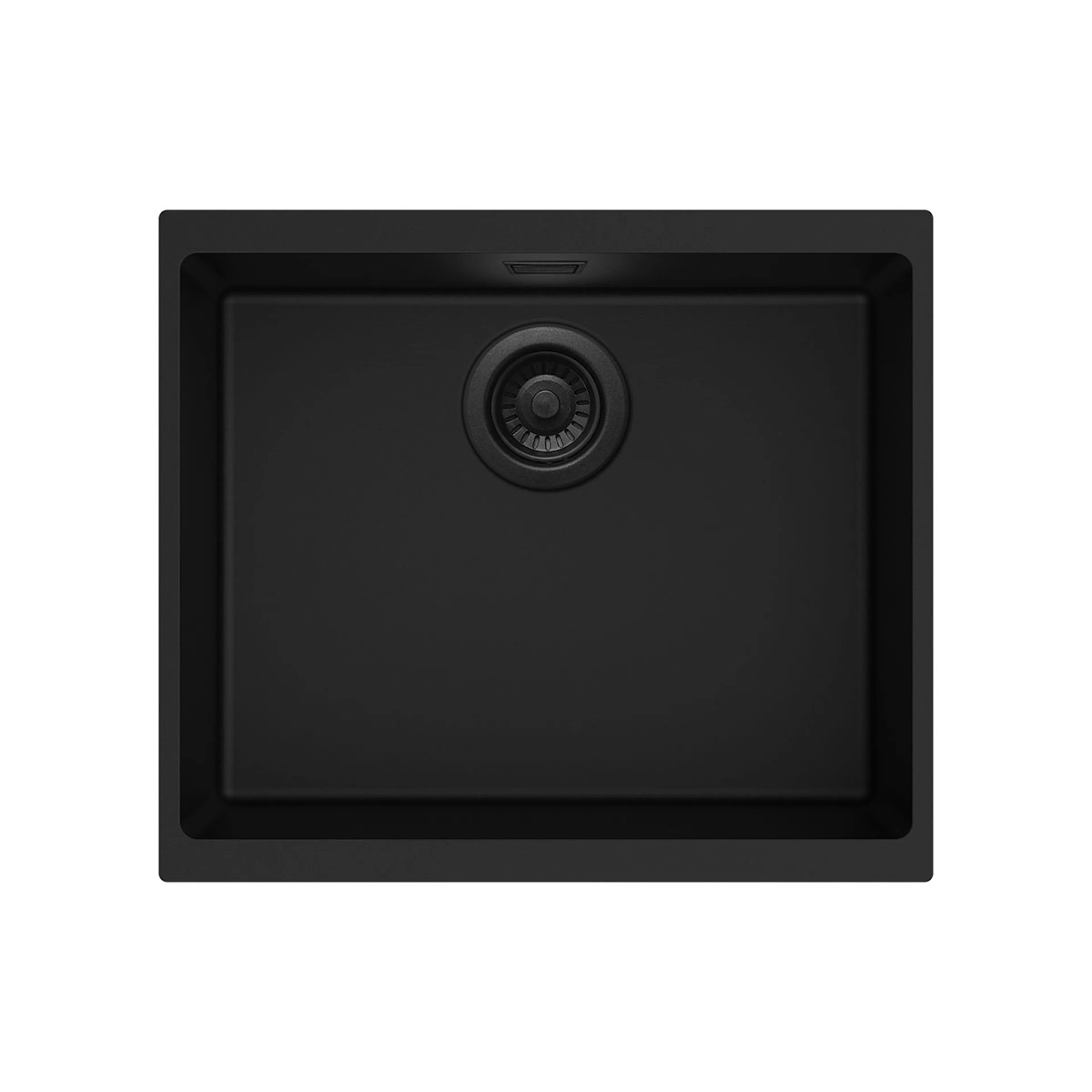 Diskho Stala Essent CEG-E50B Komposit Svart Enkel med Korgventil