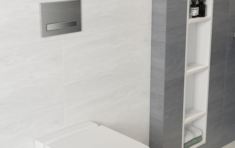 Kakel Cersanit City Light Ljusgrå Matt 30x60 cm