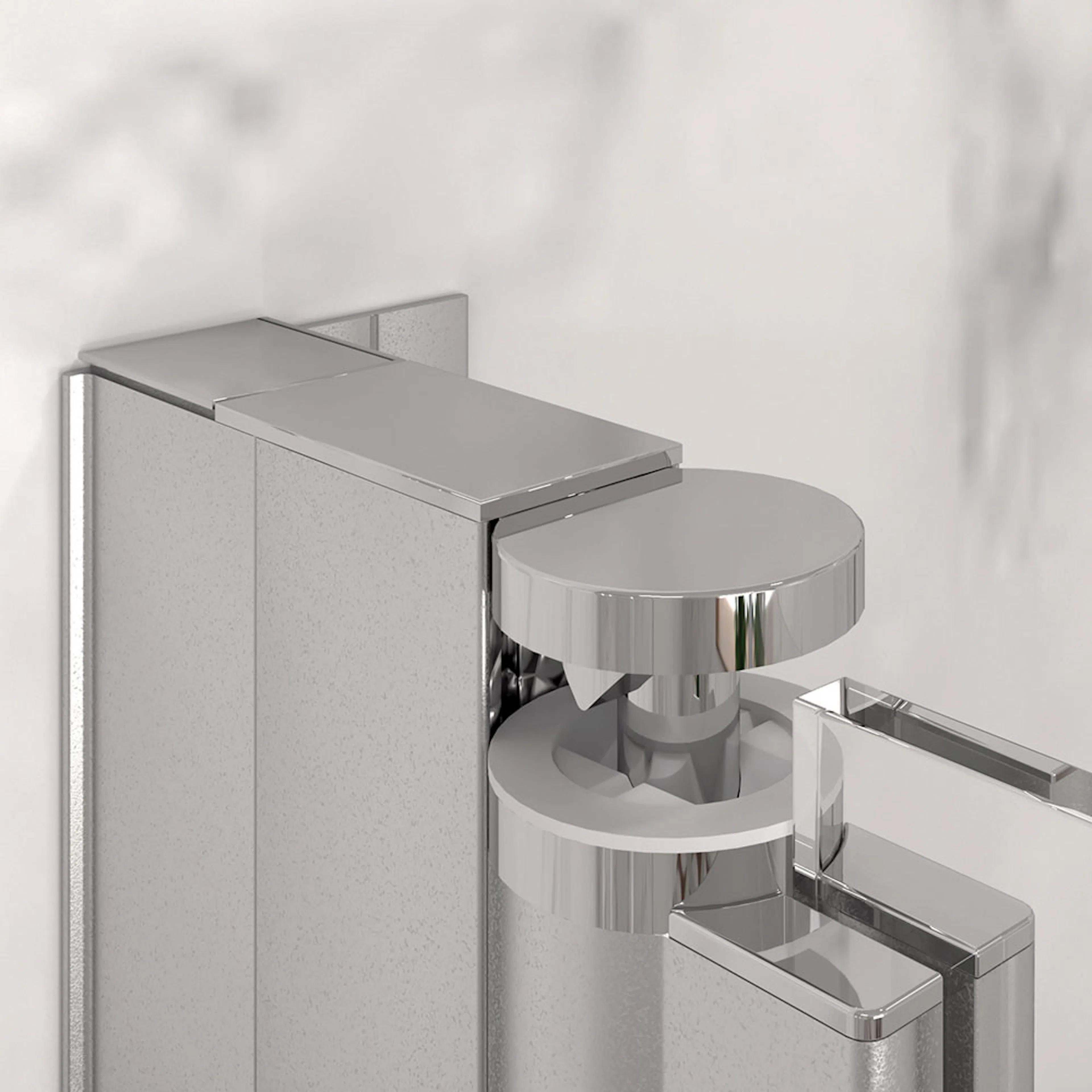 Distansprofil Hietakari för Duschvägg Classic/Infinia Vändbar/Vikbar Vit