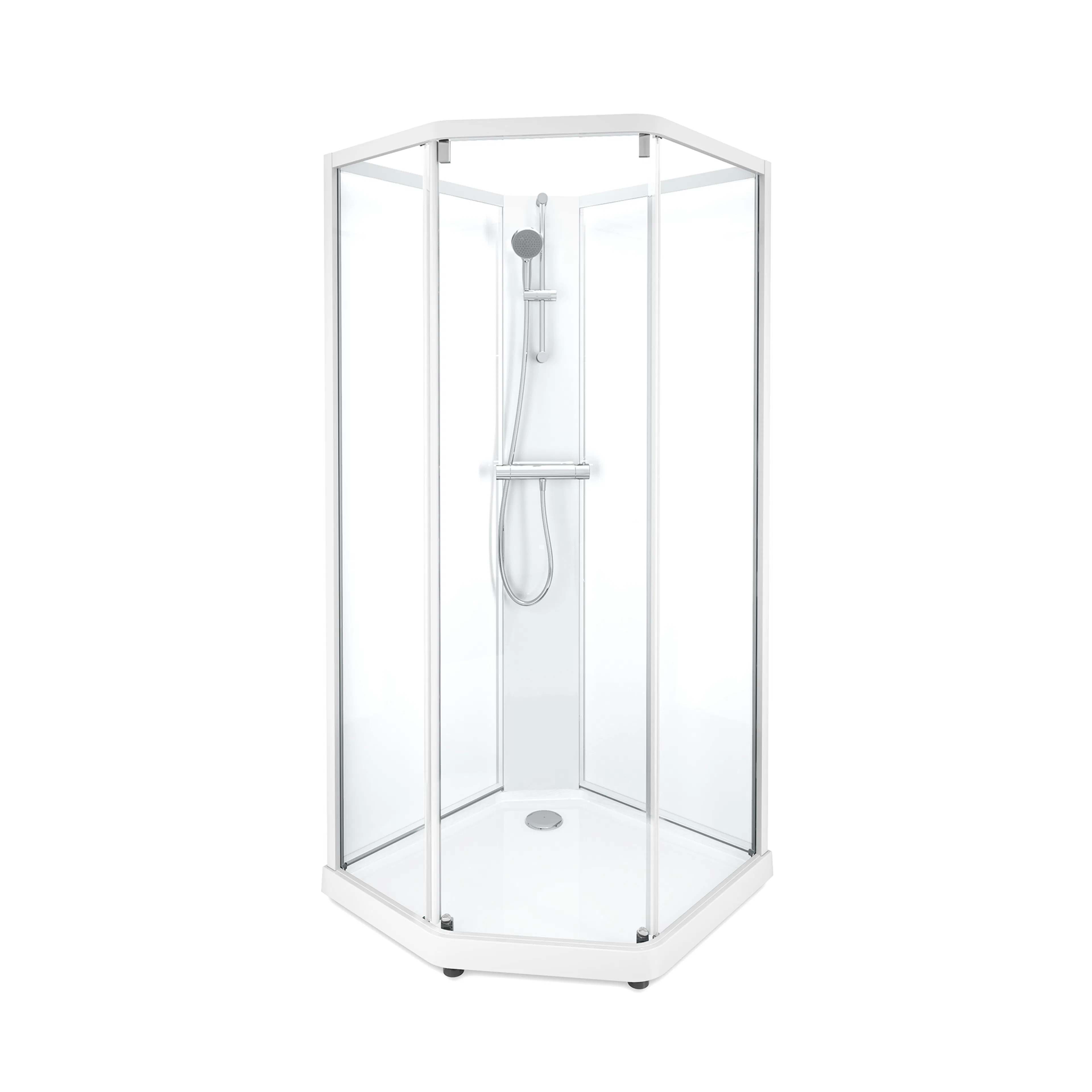 Duschkabin Contura Shower Showerama Classic Pentagonal