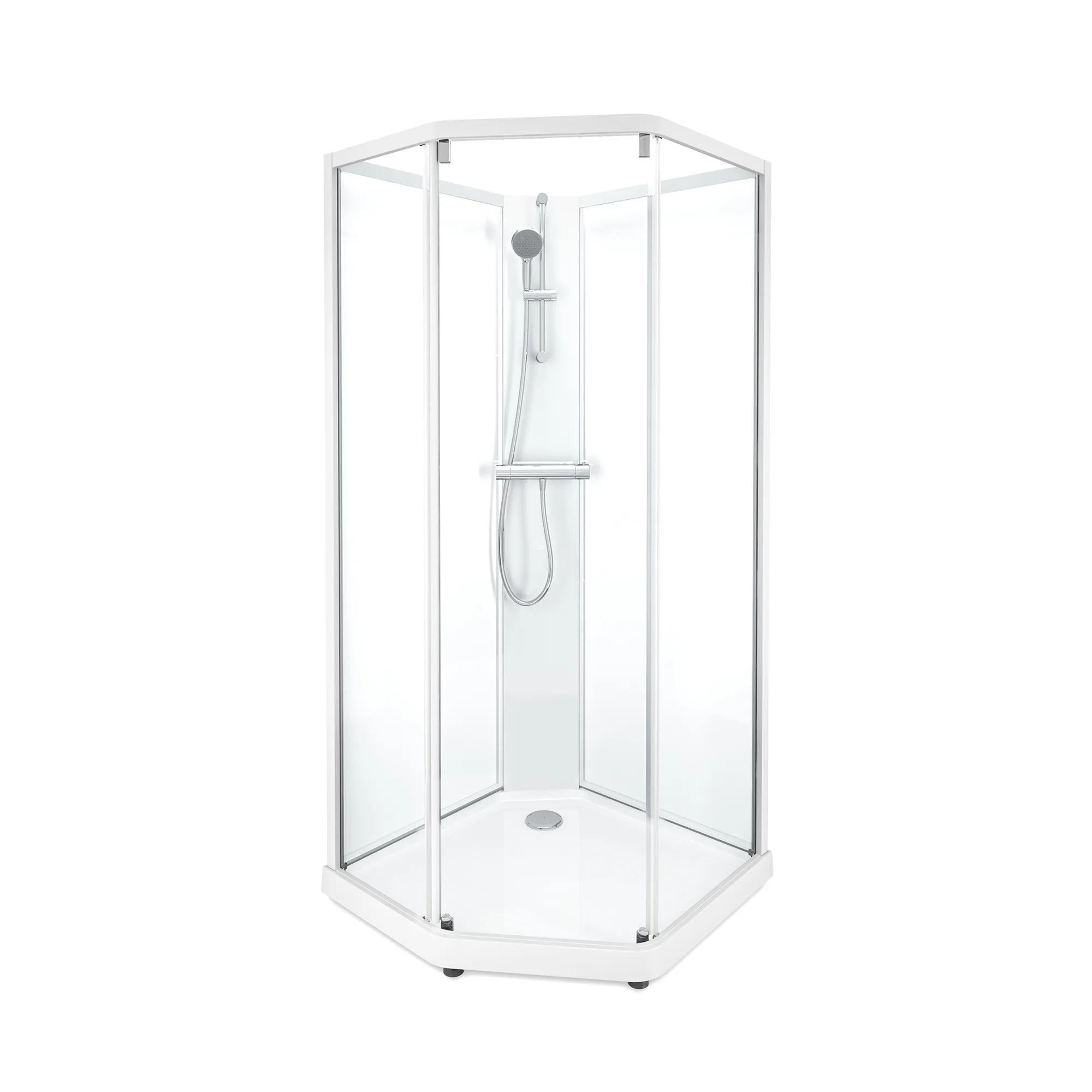 Duschkabin Contura Shower Showerama Classic Pentagonal