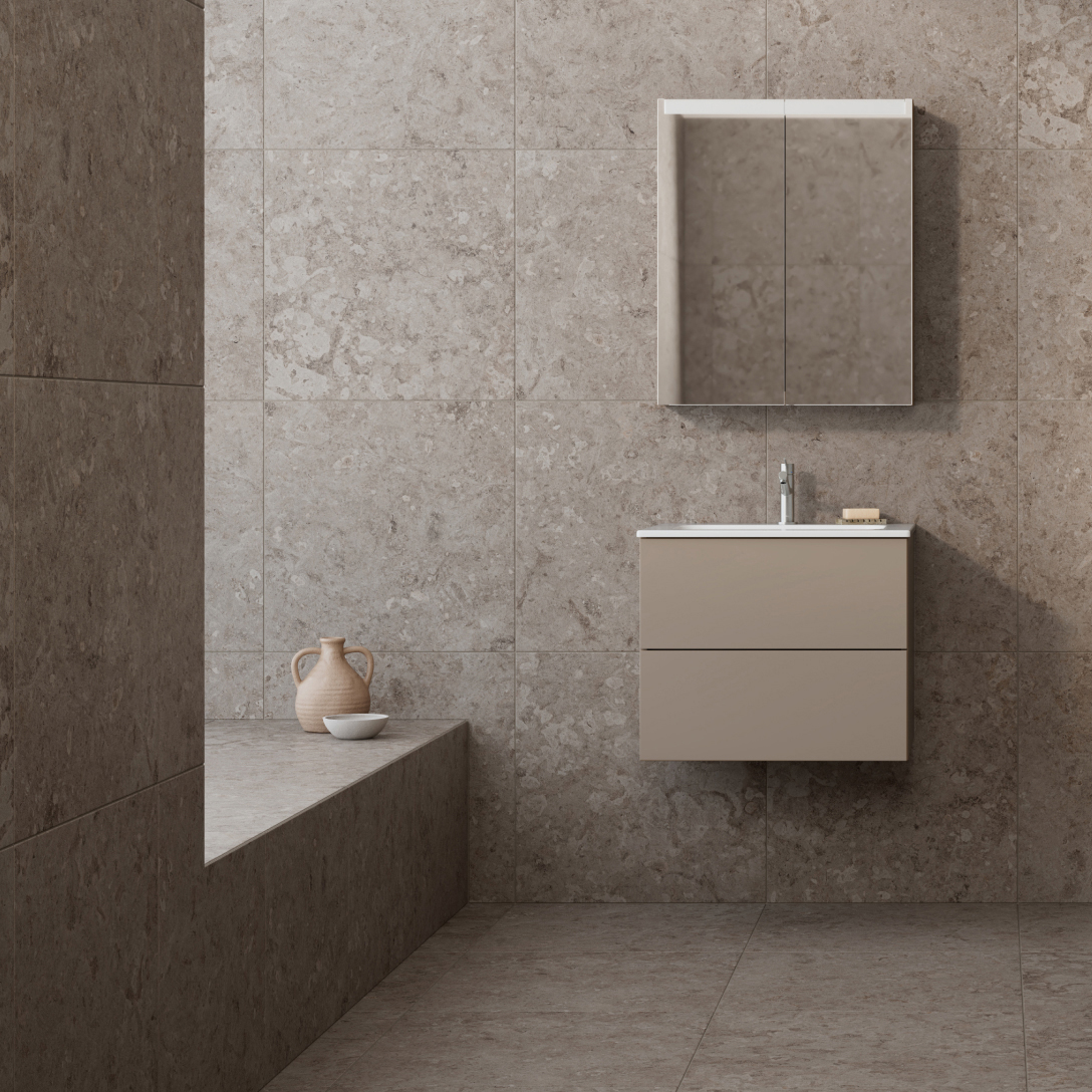 Möbelpaket INR Core Solid med Spegelskåp Stage Plus