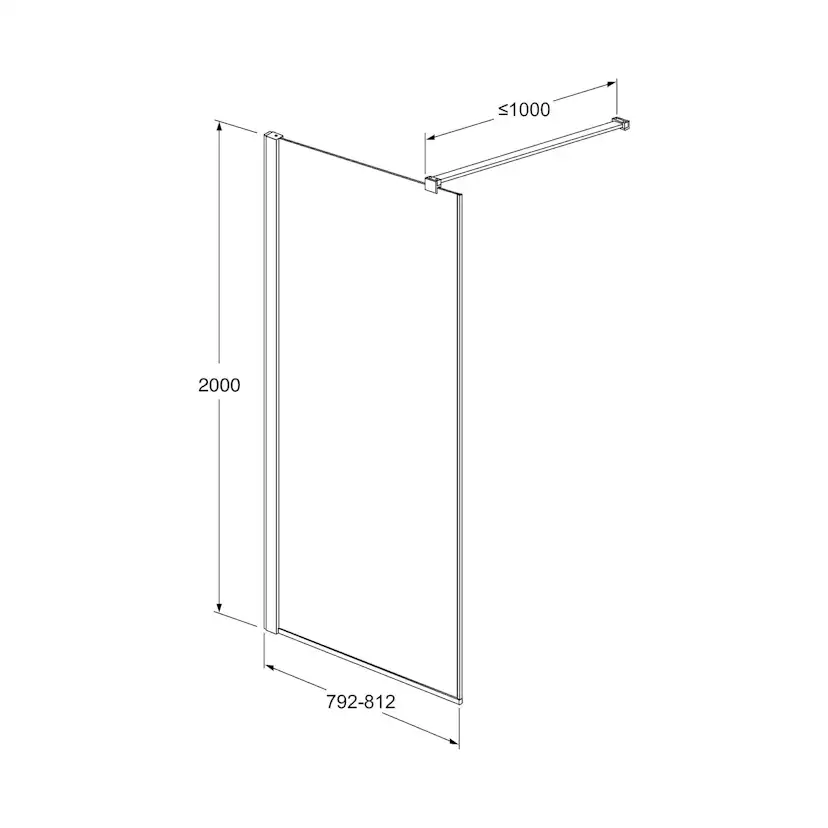 Duschvägg Gustavsberg Square