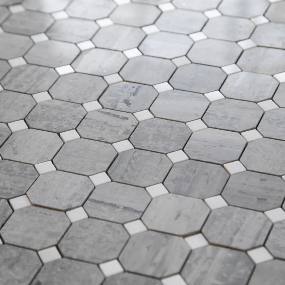 Natursten ArtStone Norway Blue Octagon Polerad 5x5 cm