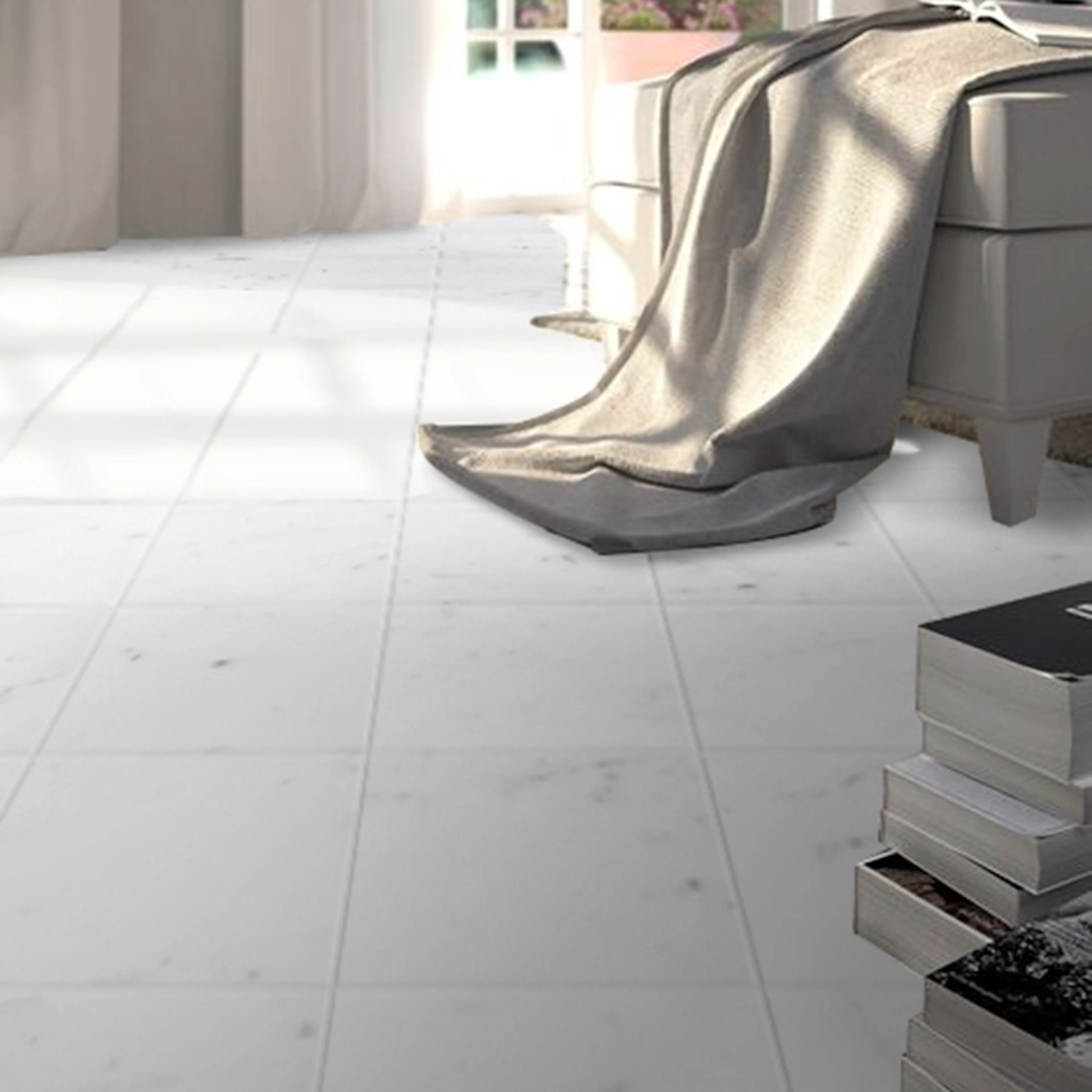 Natursten ArtStone Bianco Carrara C Polerad 30x30 cm