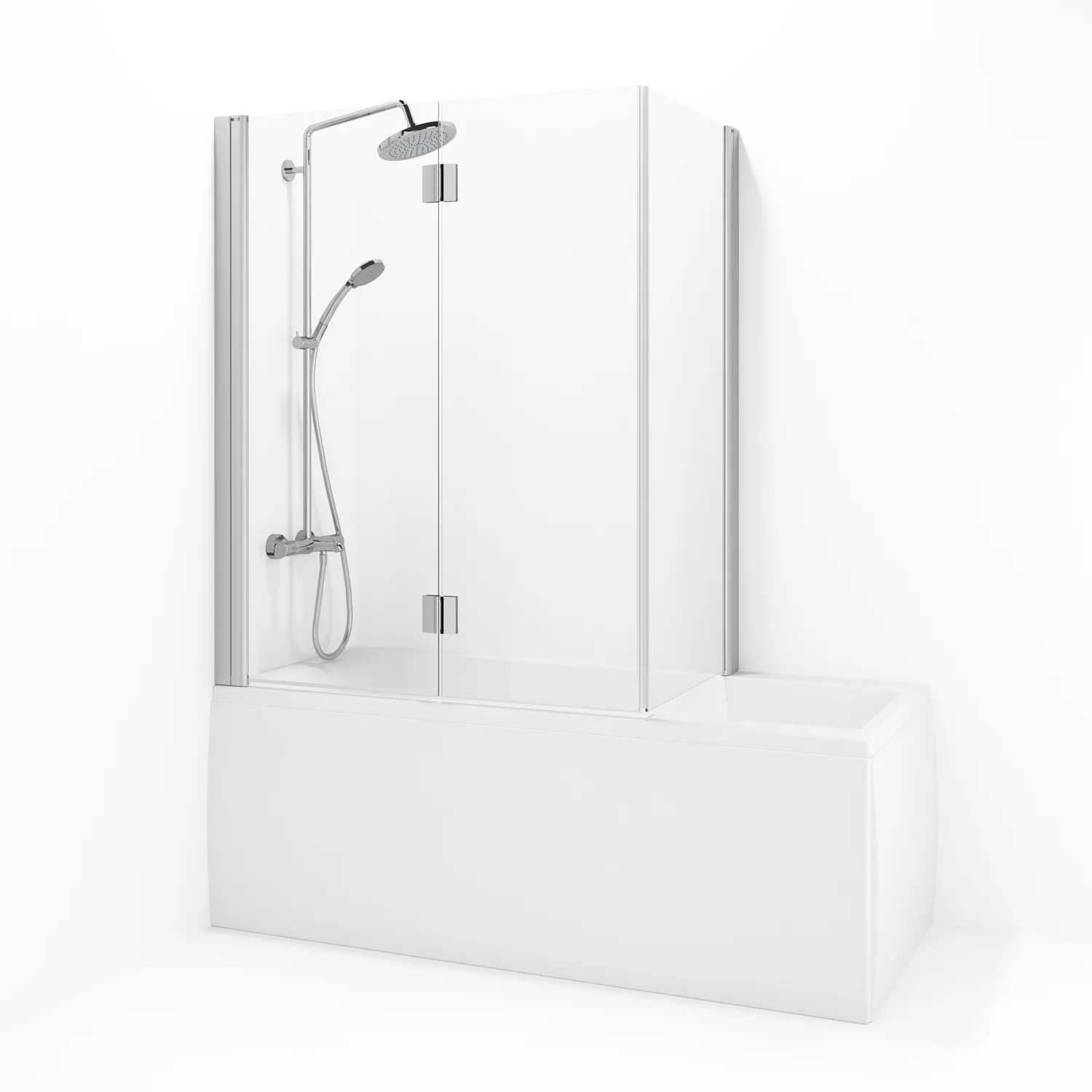 Badkarsvägg Macro Design Spirit Hörna/Nisch