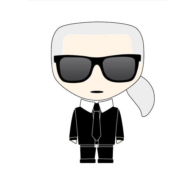 Väggbild Tapet Karl Lagerfeld 2 Paneler DD120250