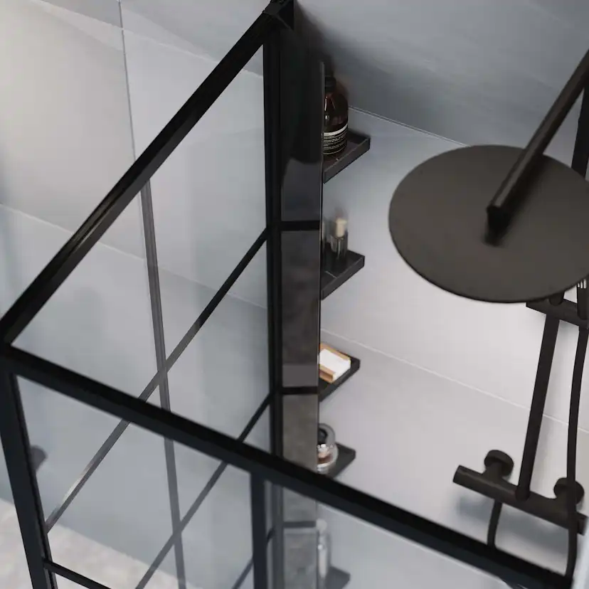 Duschhylla Macro Design Tidy Glas