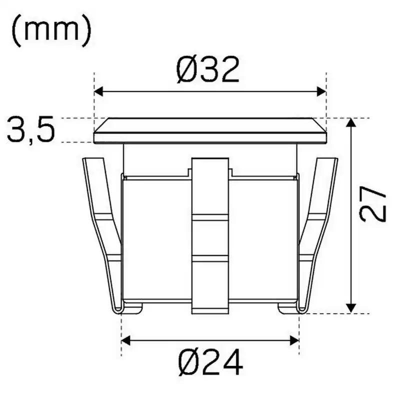 Decklight Hide-a-lite Garden LED-Spotlight för Utebelysning