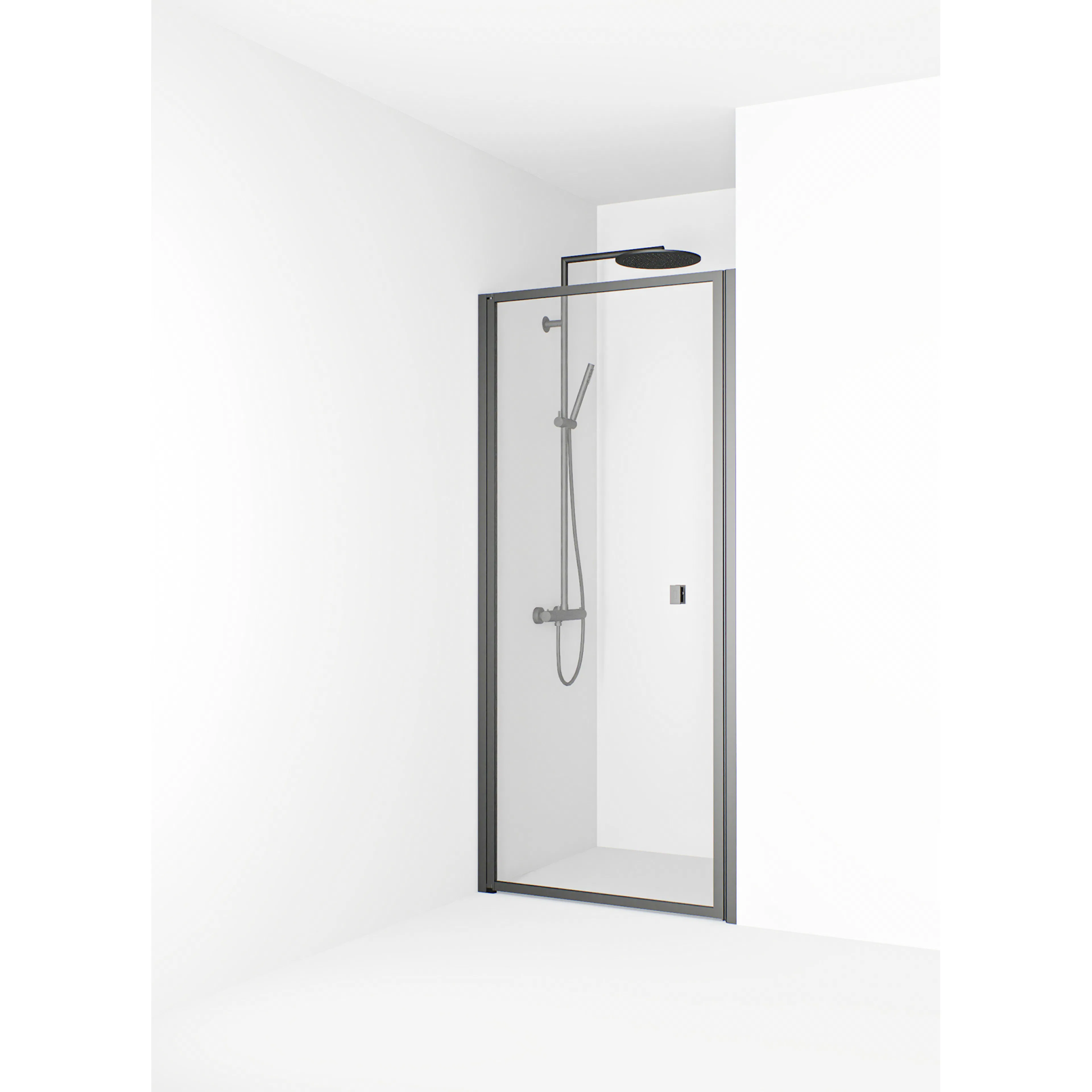 Duschdörr Macro Design Empire Nisch Klarglas