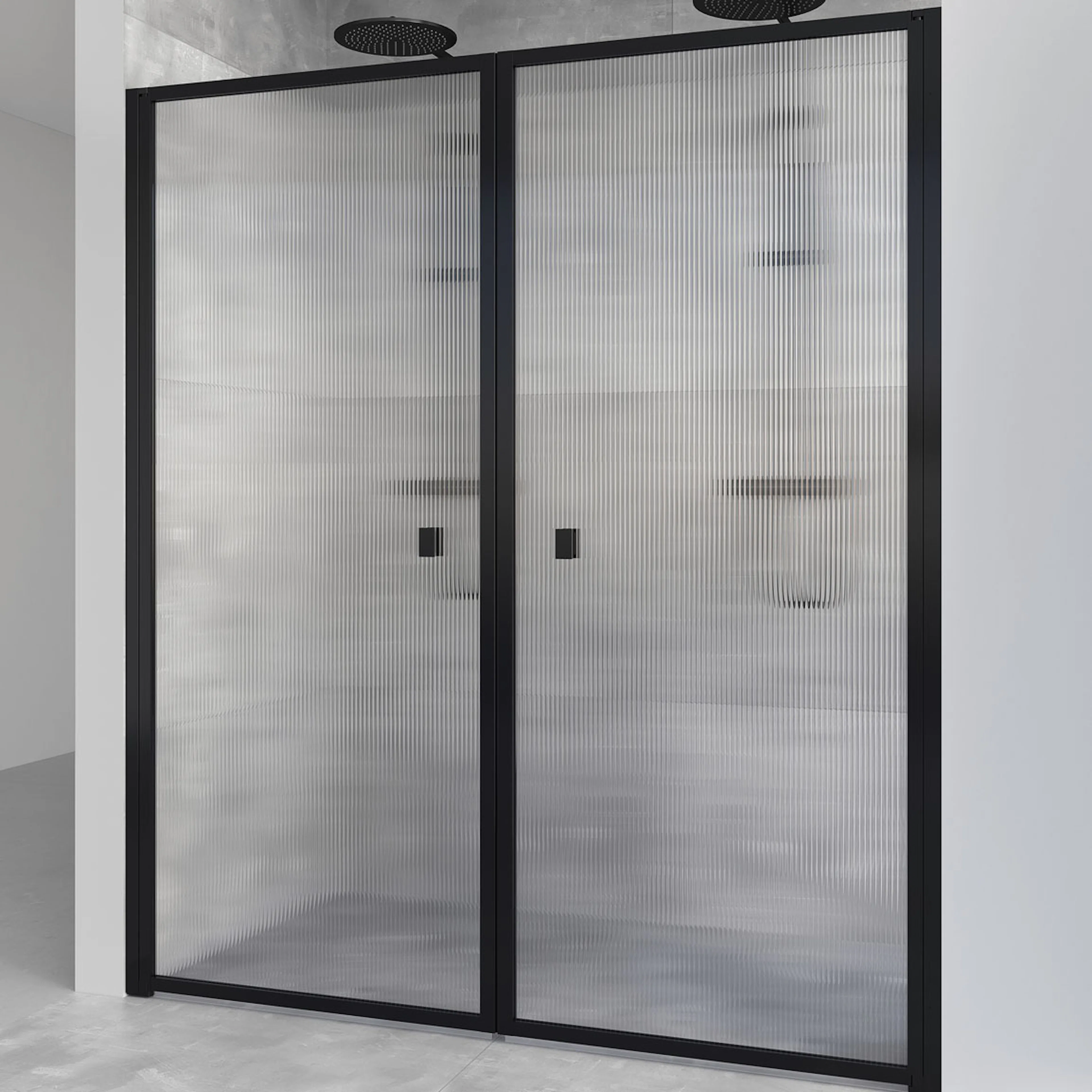 Duschdörr Macro Design Empire Saloon Nisch Linjeglas