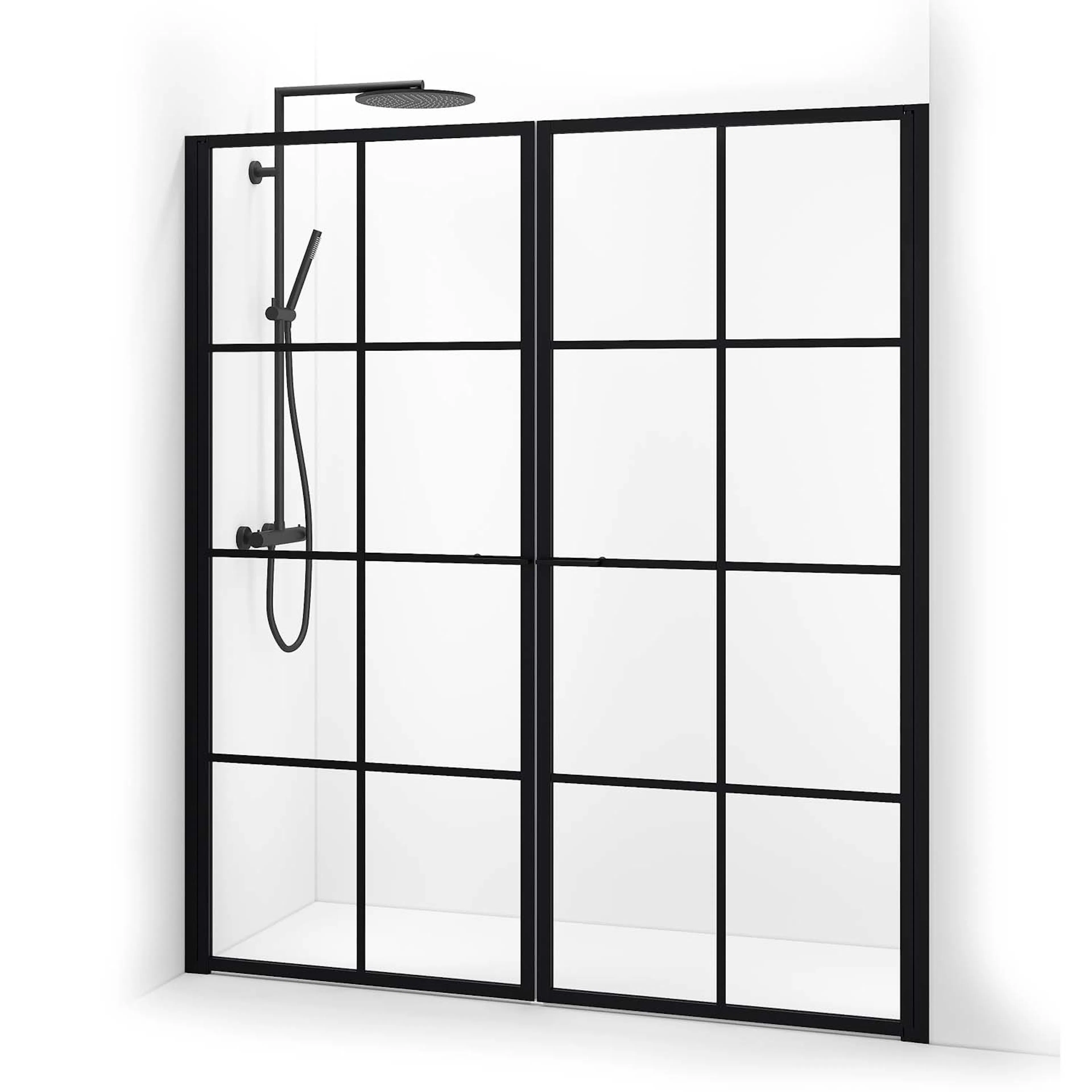 Duschdörr Macro Design Empire Saloon Nisch med Spröjs