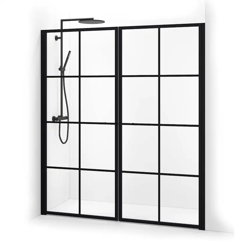 Duschdörr Macro Design Empire Saloon Nisch med Spröjs