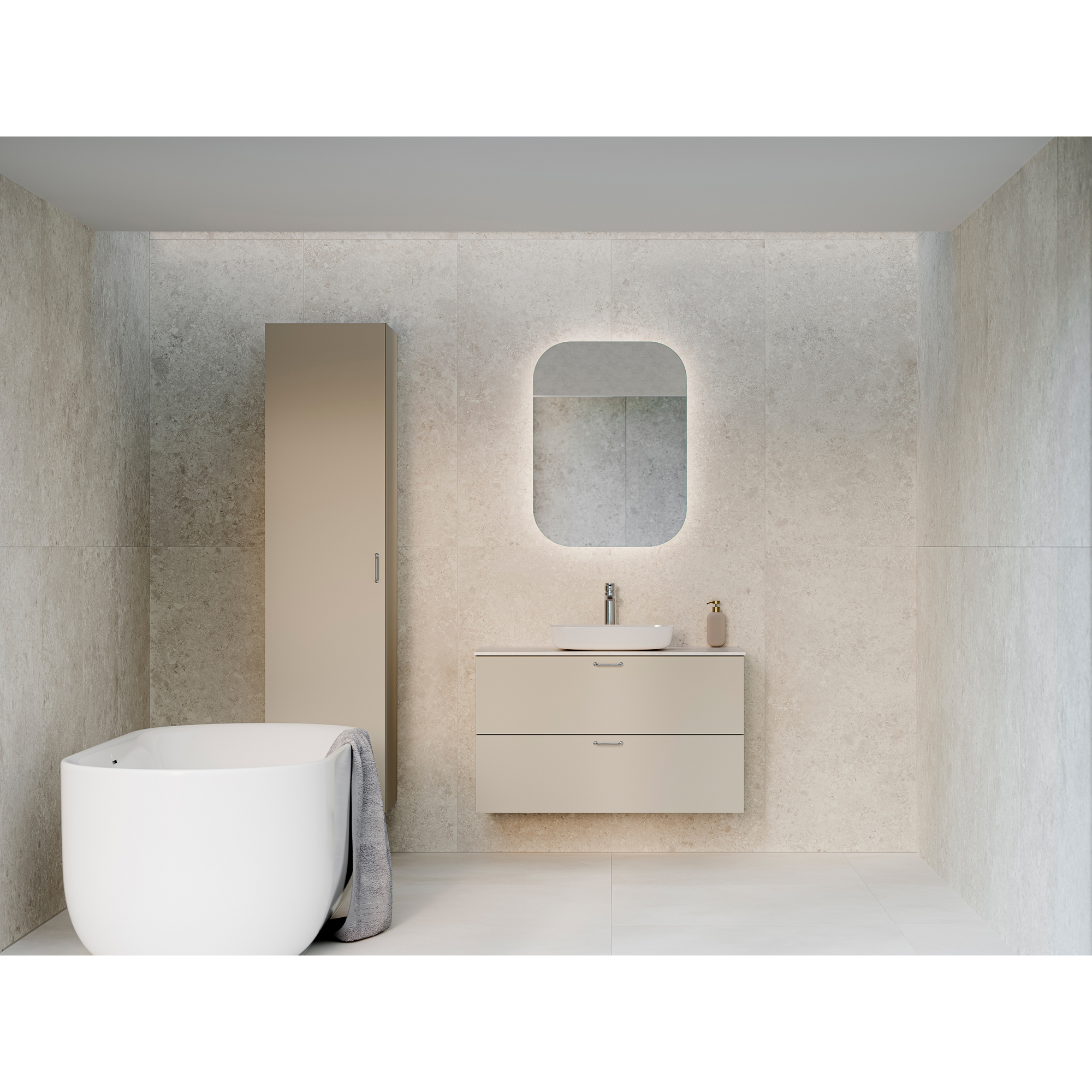 Högskåp Temal med Skåpavdelare och 1 lucka 1820 mm