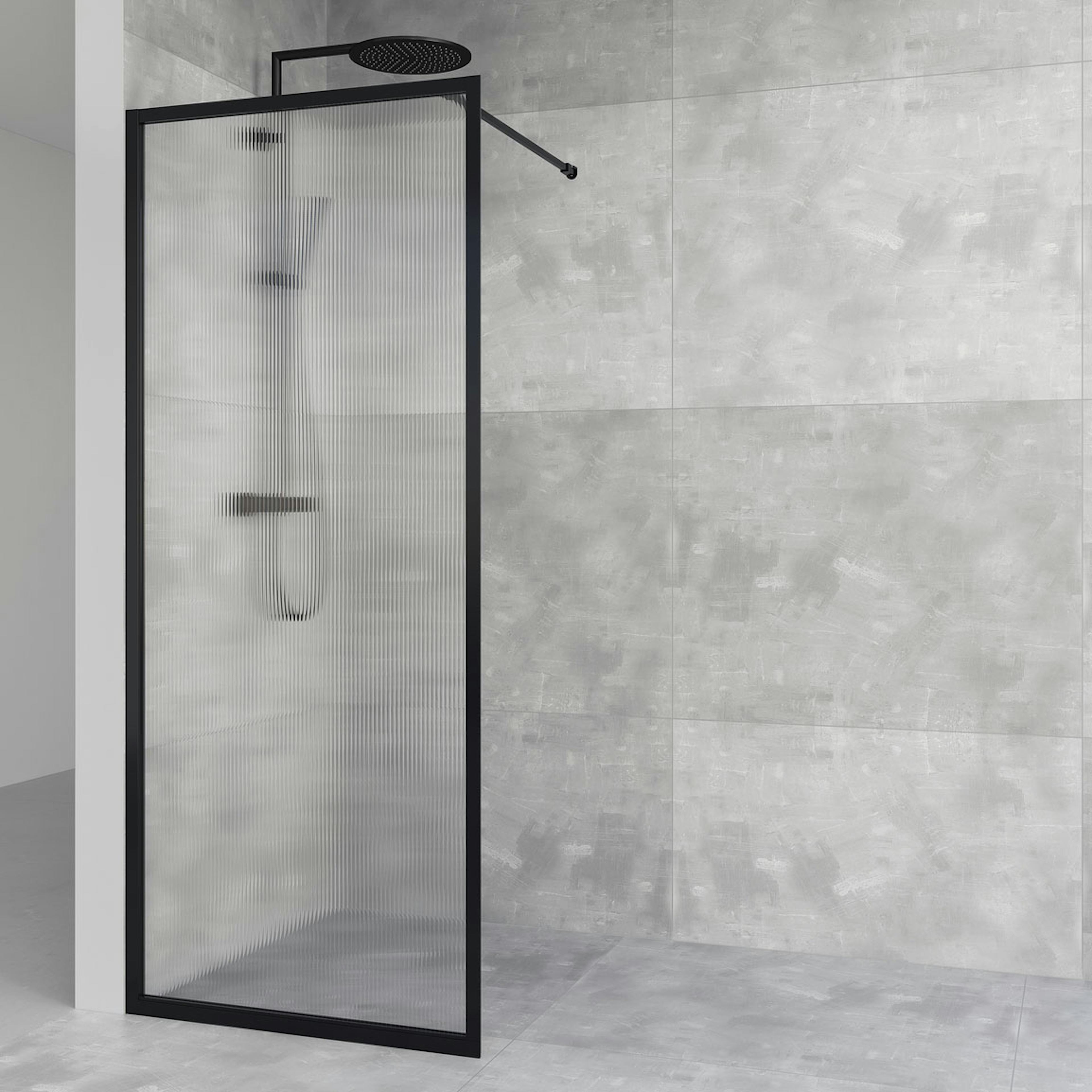 Duschvägg Macro Design Empire Linjeglas