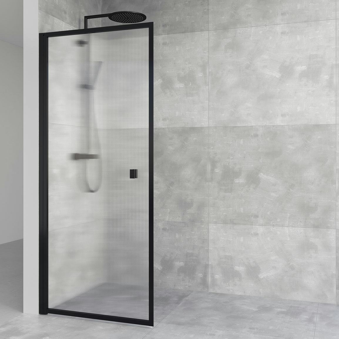 Duschdörr Macro Design Empire Linjeglas