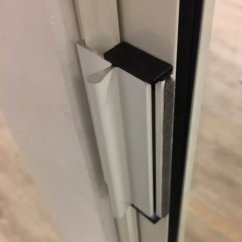 Skjutfönster Landskap med Panelvägg Stadig Sommar