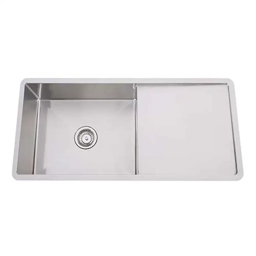 Diskbänk Nordic Tech Radius 501AV Rostfri med Avrinningsyta