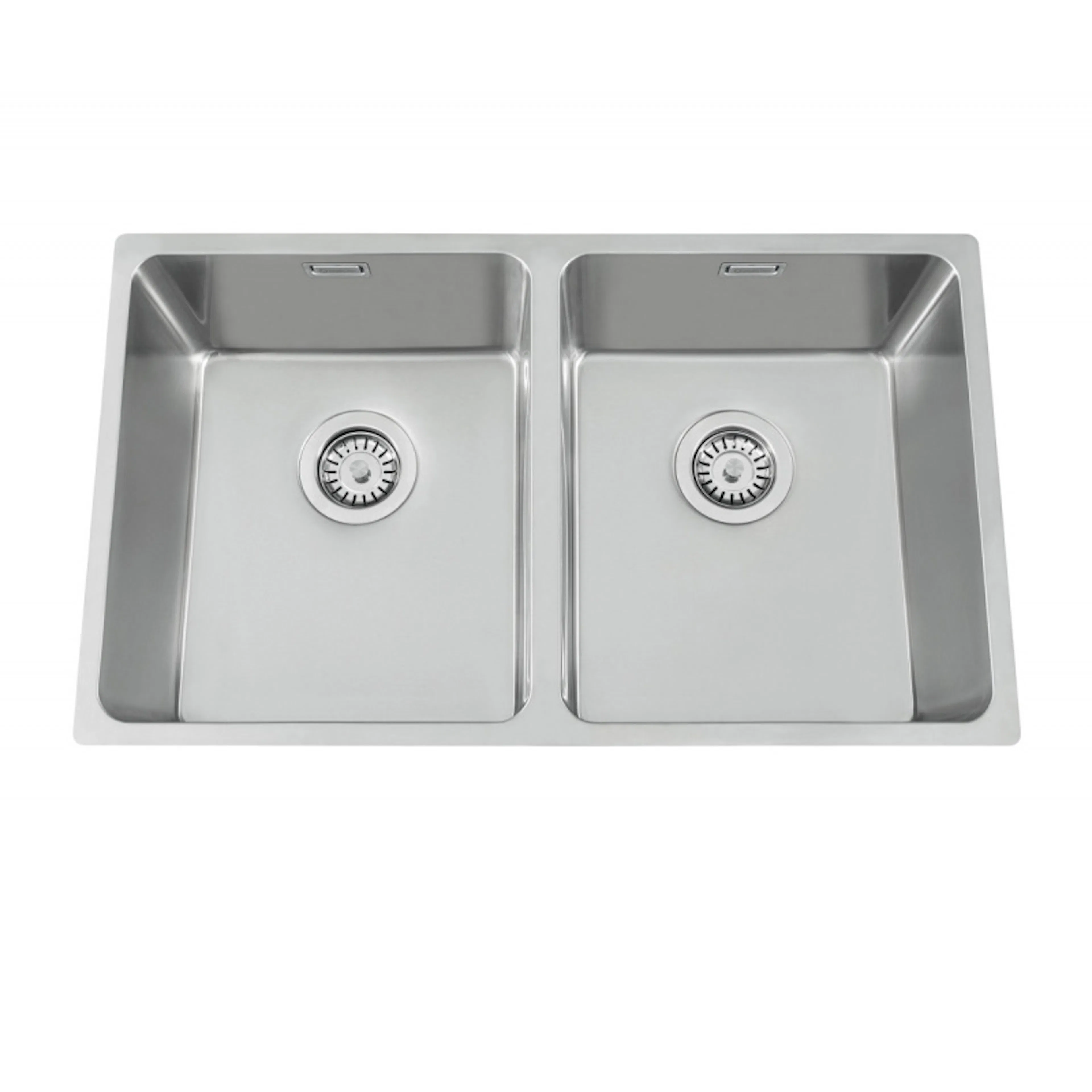 Diskho Nordic Tech Zirkon 80 K Rostfri Stål Dubbel för Kök och Tvättstuga