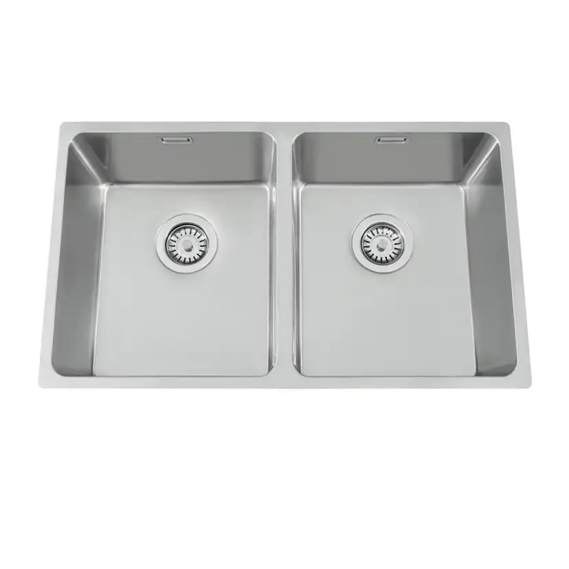 Diskho Nordic Tech Zirkon 80 K Rostfri Stål Dubbel för Kök och Tvättstuga