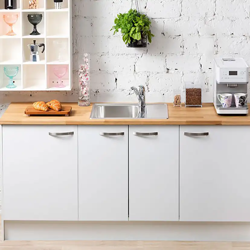 Infälld Diskbänk Stala Lyria L40-S Rostfri Diskho