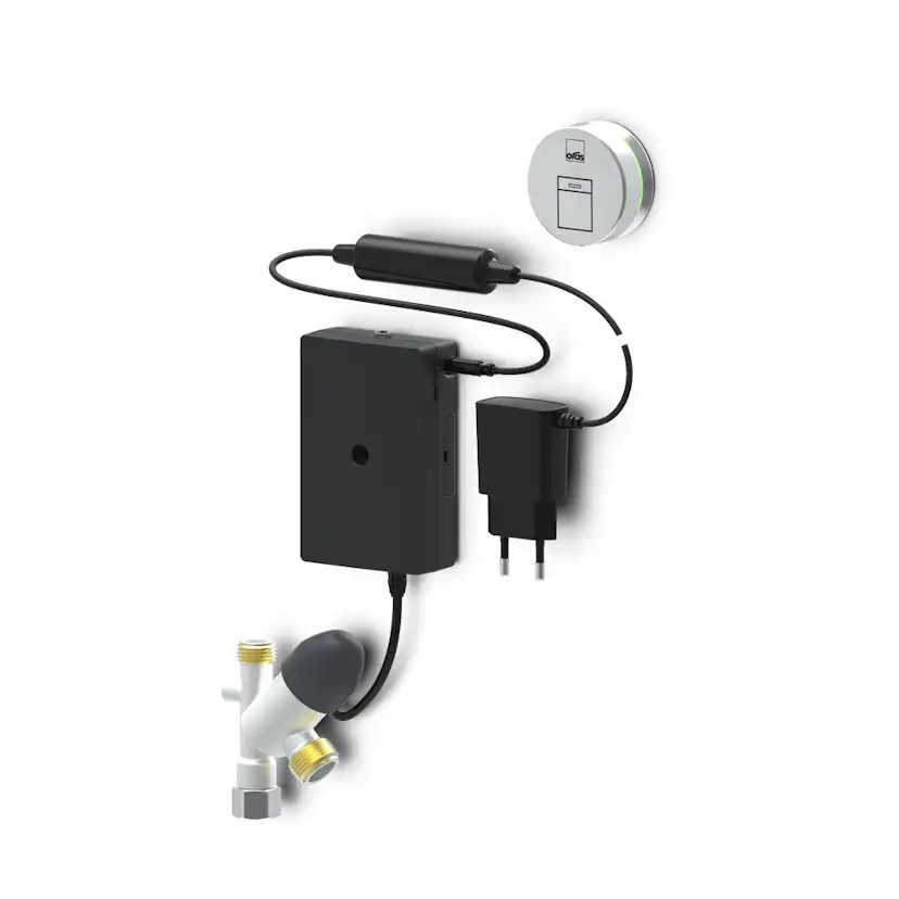 Diskmaskinsavstängning Oras Trådlös Vattenavstängning Krom