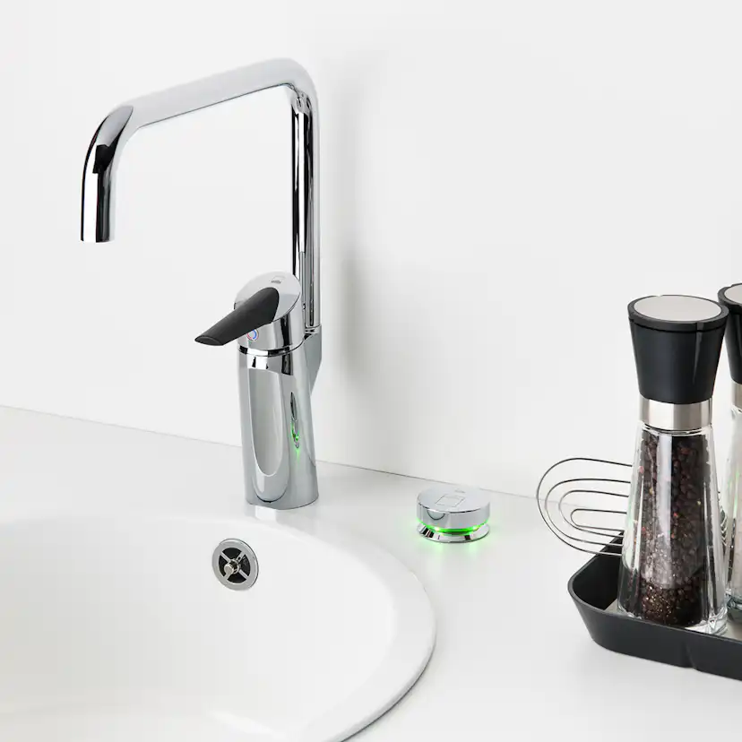 Diskmaskinsavstängning Oras Trådlös Vattenavstängning Krom