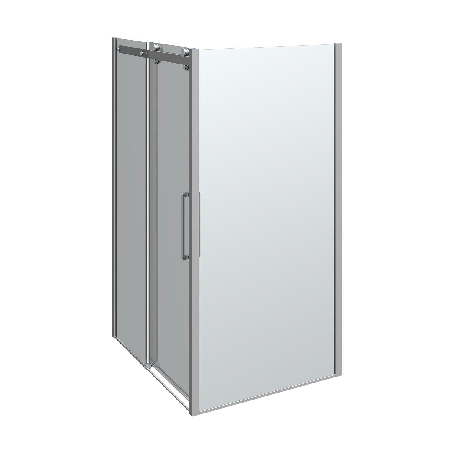 Duschhörna Dansani Deluxe XXL Skjutdörr med En Fast Vägg