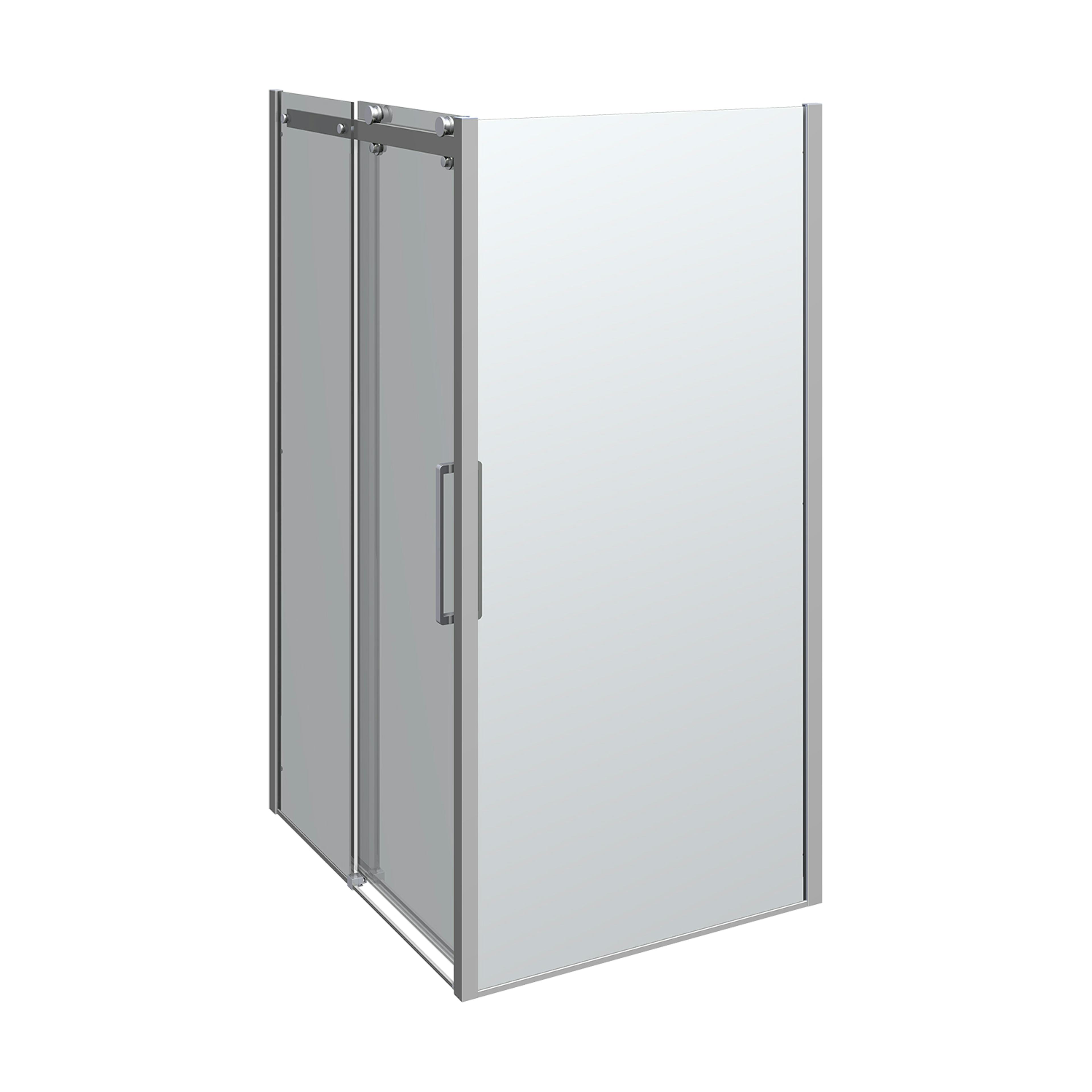 Duschhörna Dansani Deluxe XXL Skjutdörr med En Fast Vägg