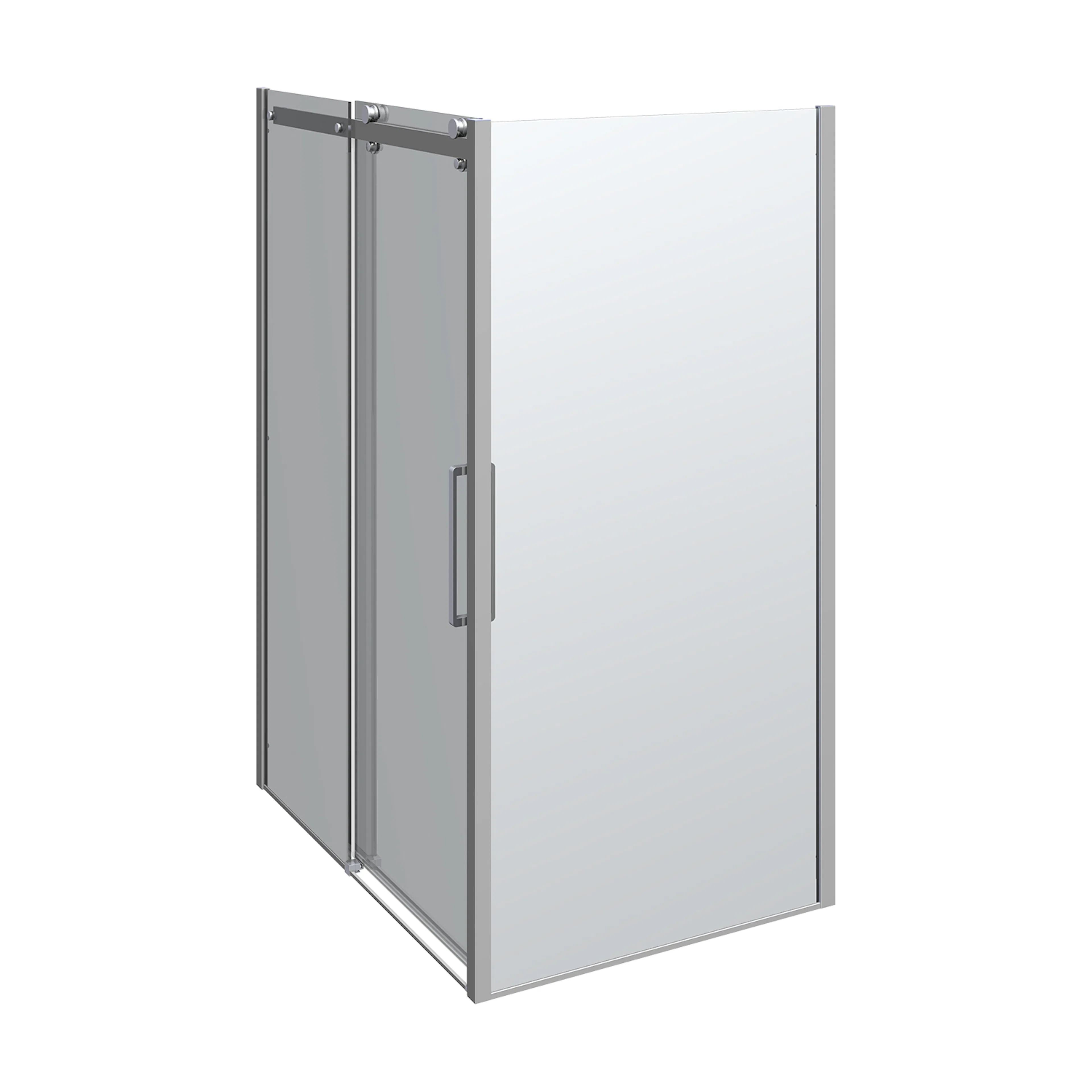 Duschhörna Dansani Deluxe XXL Skjutdörr med En Fast Vägg