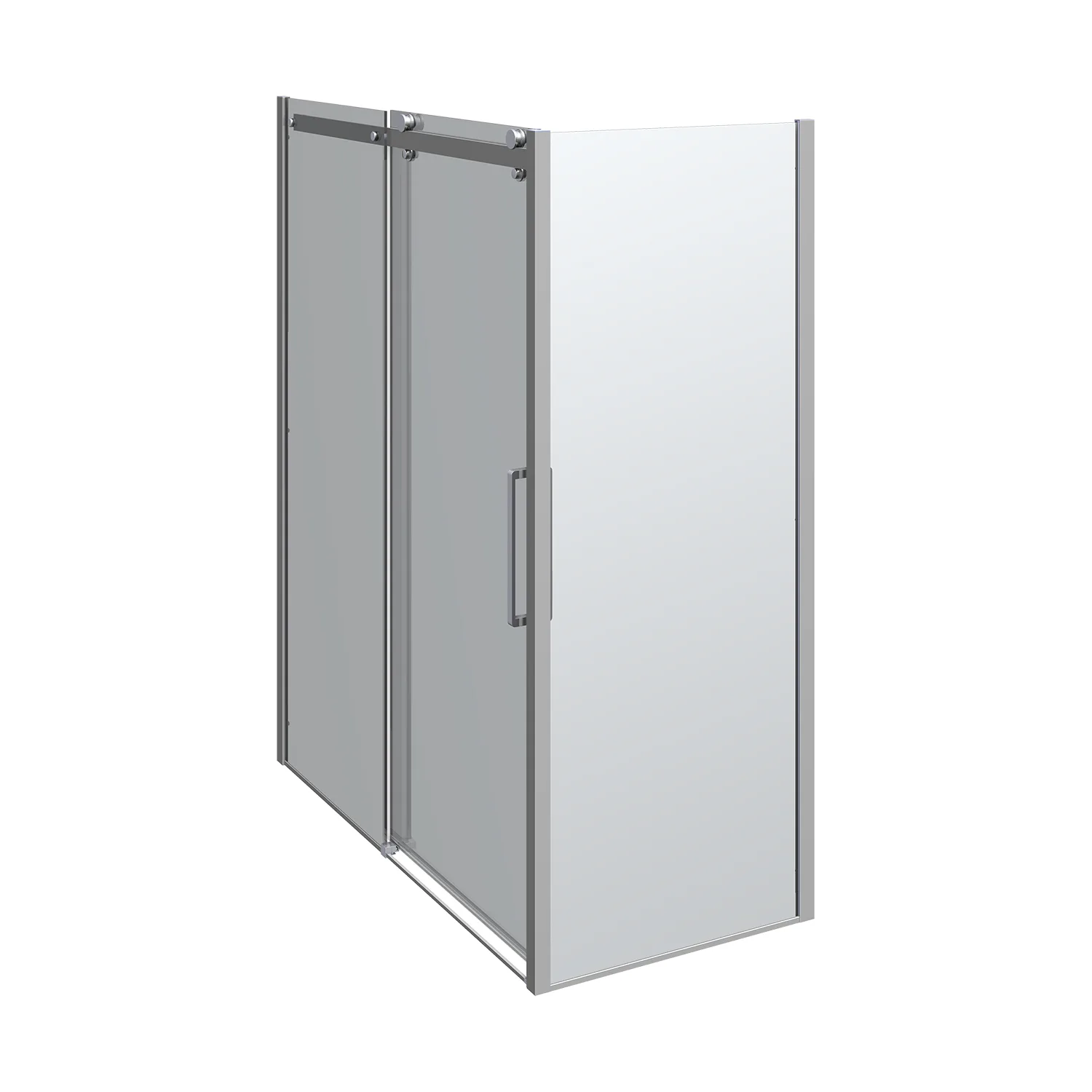Duschhörna Dansani Deluxe XXL Skjutdörr med En Fast Vägg