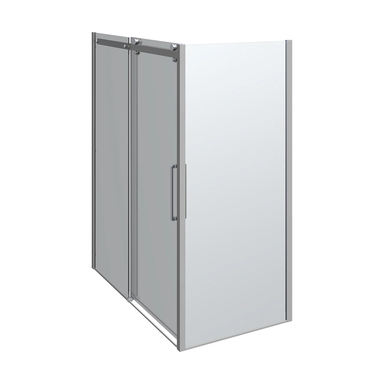 Duschhörna Dansani Deluxe XXL Skjutdörr med En Fast Vägg