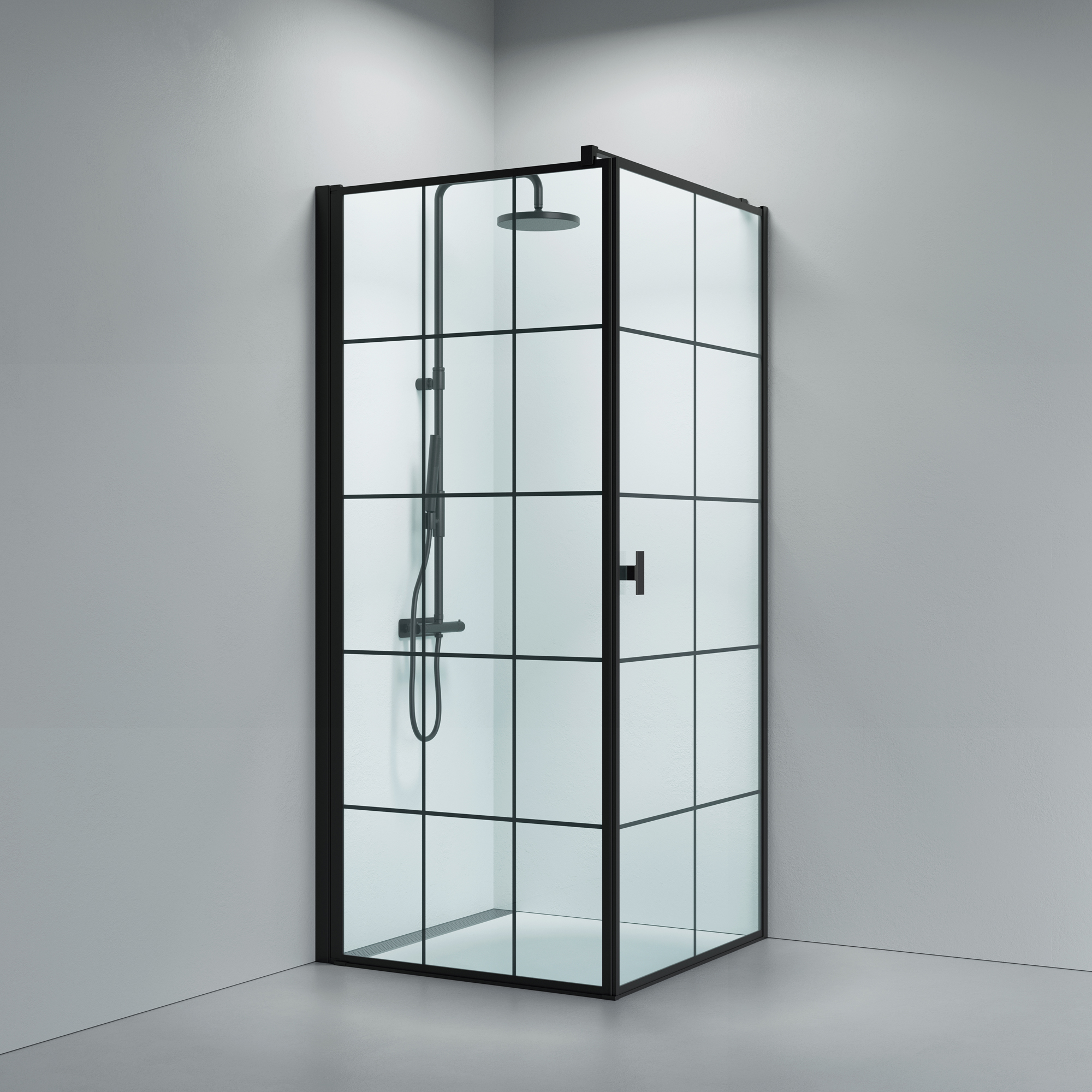 Duschhörn Strømberg Noma 135 New York Fast Vägg + Dörr