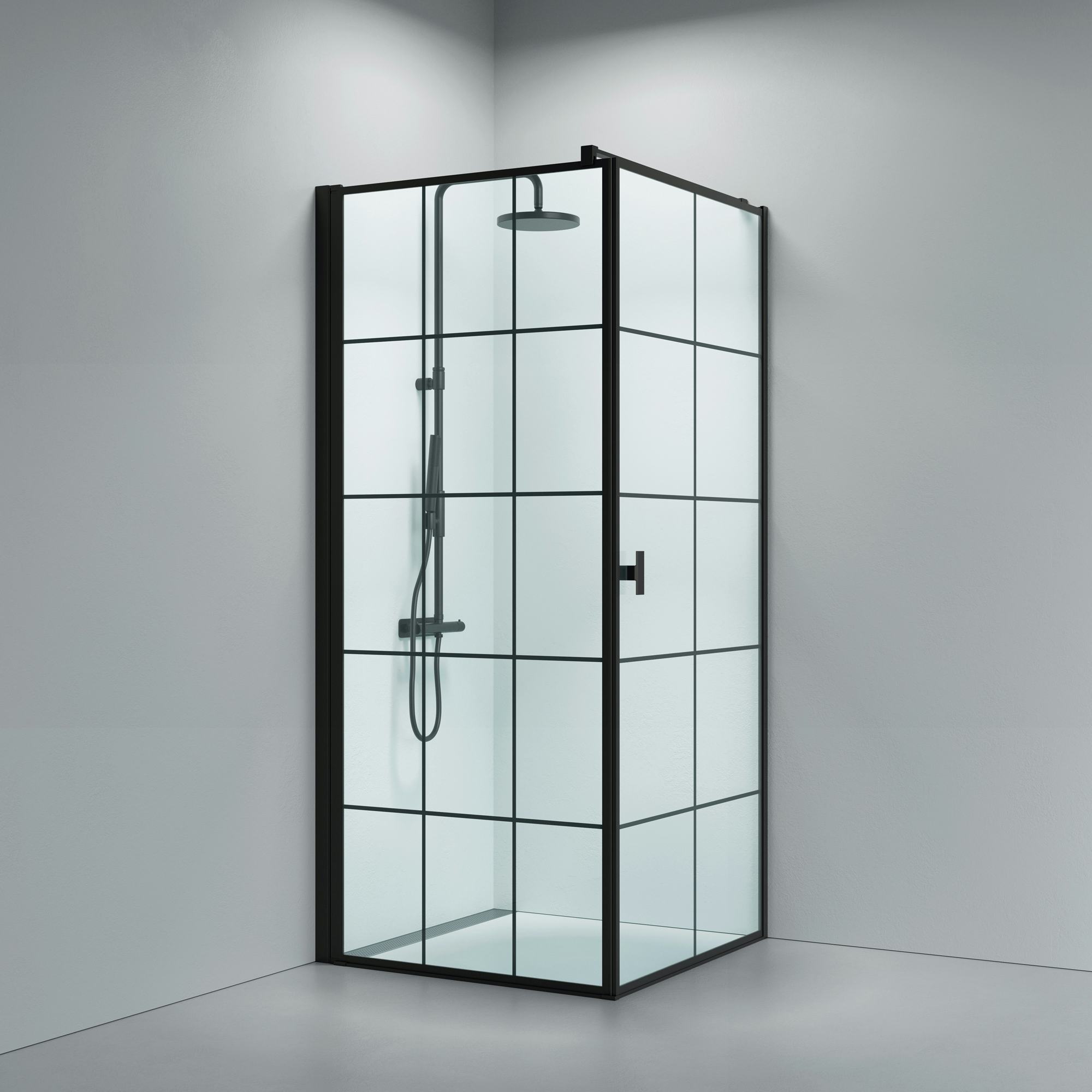 Duschhörn Strømberg Noma 135 New York Fast Vägg + Dörr