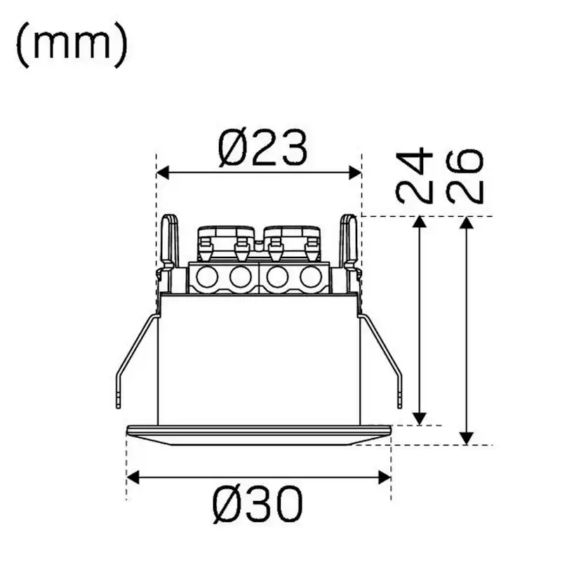 Downlight Hide-a-lite Core Smart 45° 10-pack Vit
