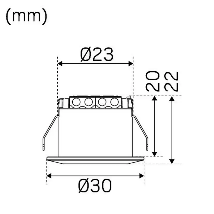 Downlight Hide-a-lite Core Smart 45° 10-pack Vit